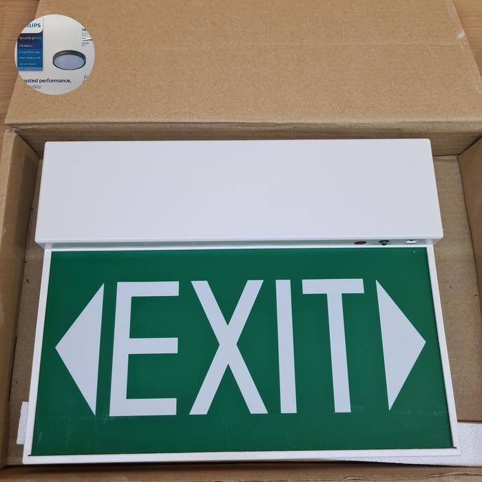 Jual lampu exit powercraft / powercraft EX-LED-M-QF | Shopee Indonesia