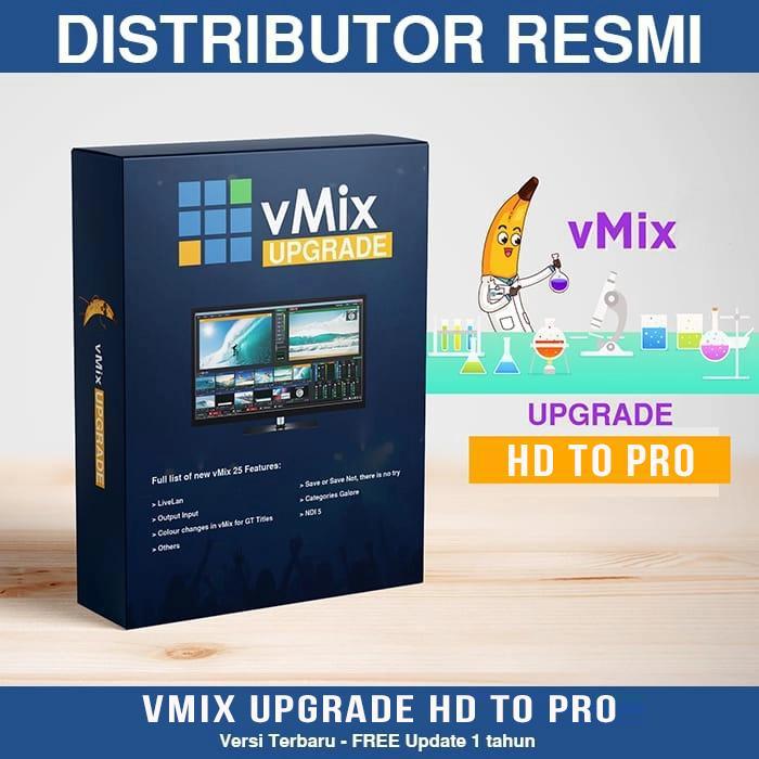 Jual vMix PRO Upgrade from HD - ORIGINAL Software License | Shopee ...