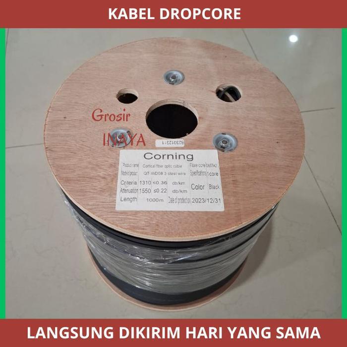 Jual Kabel Fo Dropcore 3 Seling Tersedia 1 Core, 2 Core, Dan 4 Core ...