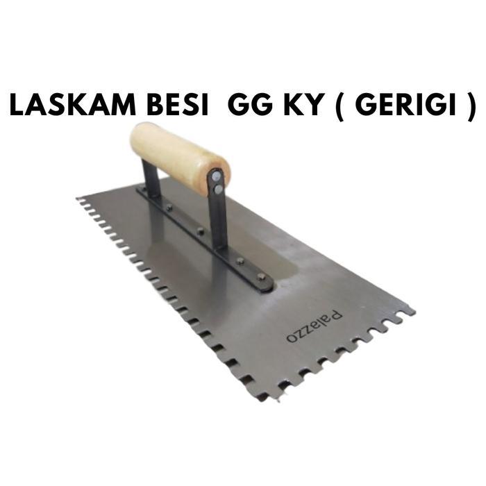 Jual LIE1301 - Laskam Raskam Roskam Besi Gigi GERIGI Gagang Kayu Plat ...