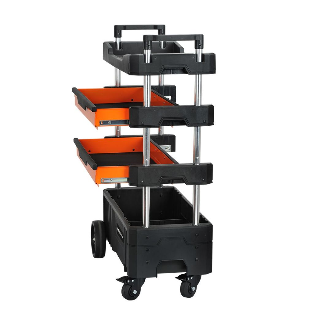 Jual Three-tiered Cart Auto Repair Tool Cart Multifunction Storage ...