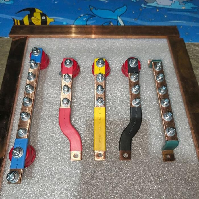 Jual BUSBAR 315 RSTN + GROUND PANJANG 15CM UNTUK MCCB 30A/100A | Shopee ...