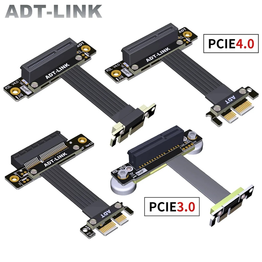 Jual ADT-LINK GEN 4.0 PCIE 4.0 3.0 PCI RISER 1X 4X PCI-E PCI E RISER ...
