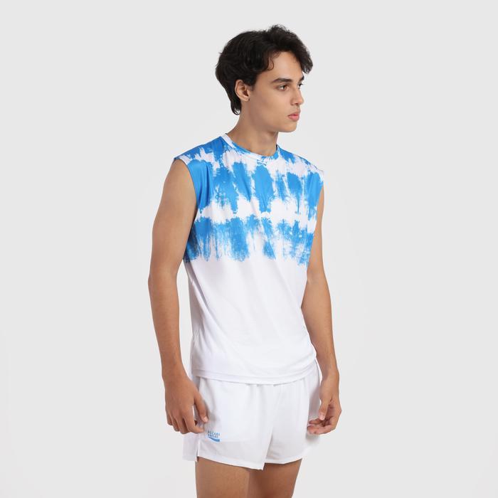 Jual ERSPO X POCARI 2025 JERSEY MUSCLE TEE POCARI MERCH WHITE BLUE ...