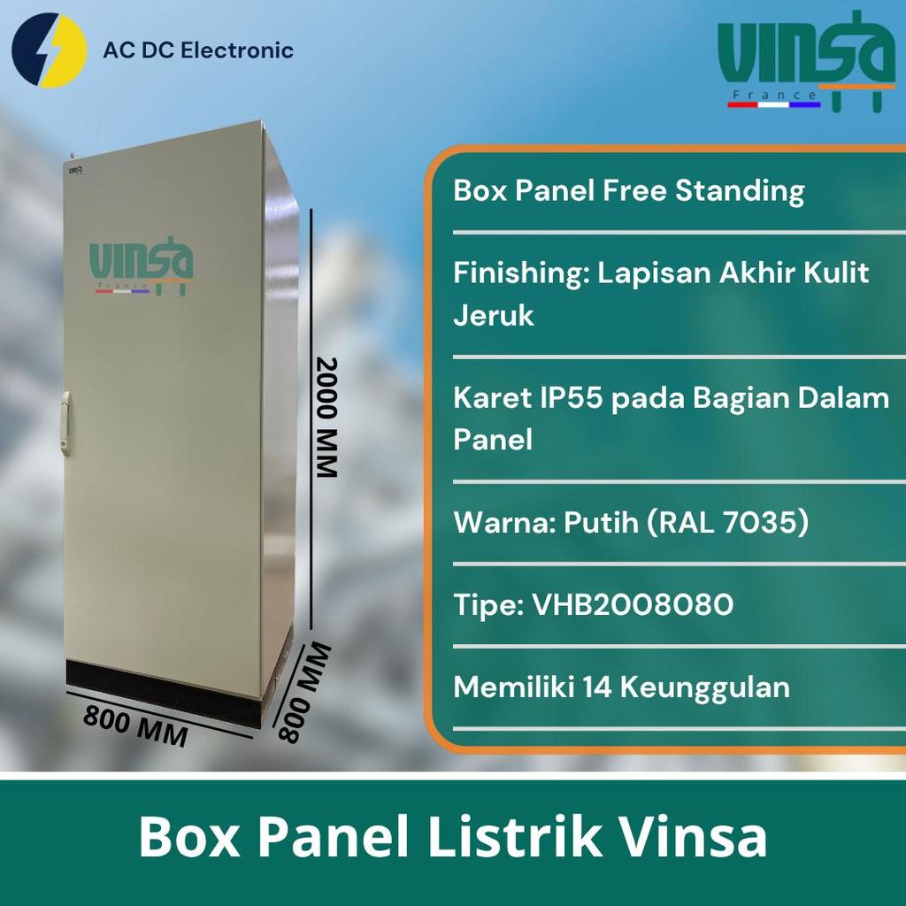 Jual VINSA BOX PANEL H2000 X W800 X D800 FREE STANDING IP65 ...