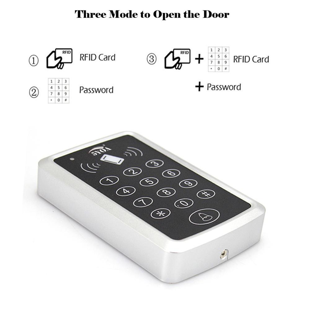 Jual 125KHz RFID Access Control Keypad EM Card Reader Door Access ...