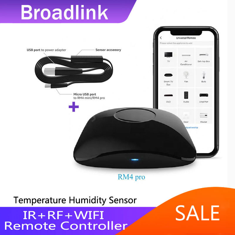 Jual BroadLink RM4 Pro Version Wireless Universal Remote Hub with HTS2 ...