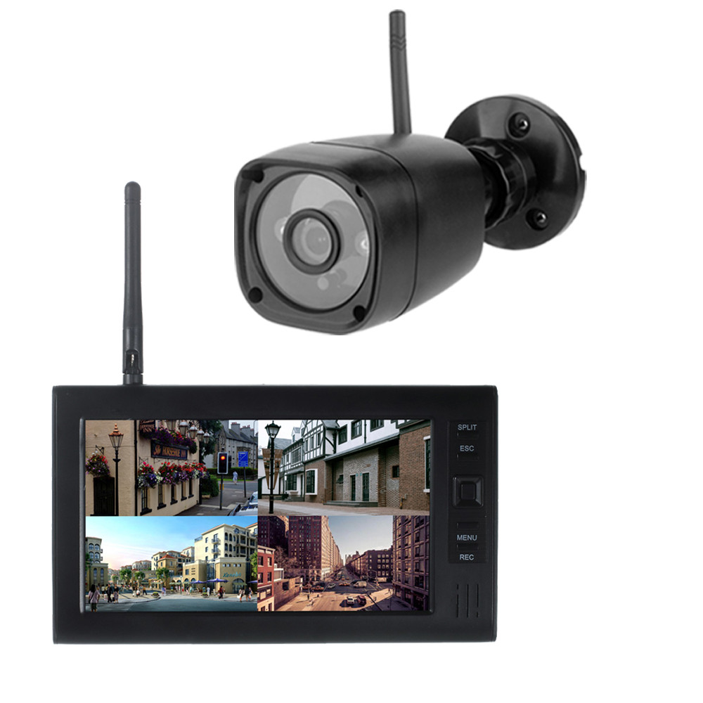 Jual SYSD Wireless surveillance System 7 inch Monitor Security Camera ...