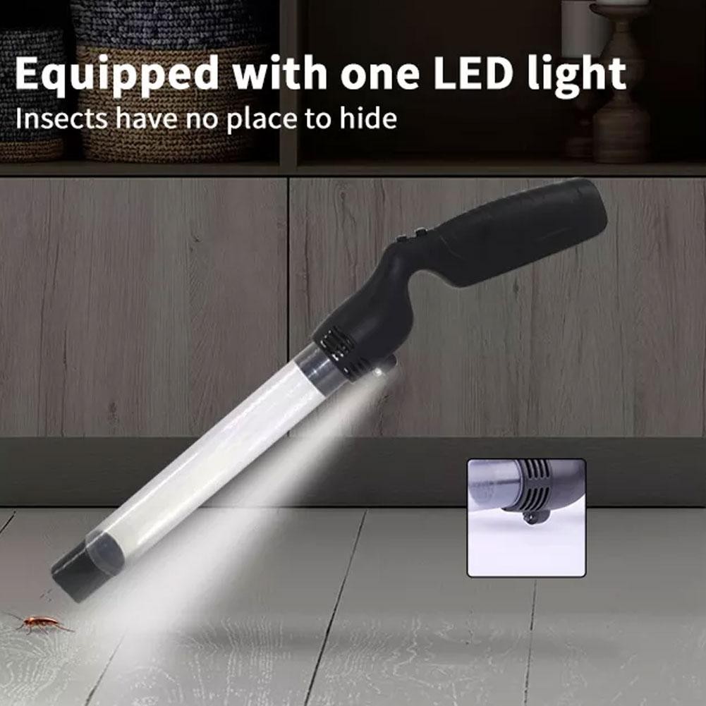 Jual Portable Insects Catcher Suction Trap Tube Handheld Fly Catcher ...