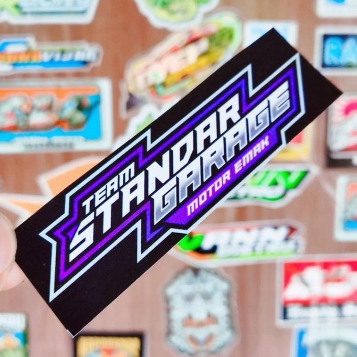 Jual Team standar garage sticker logo sticker pack | Shopee Indonesia