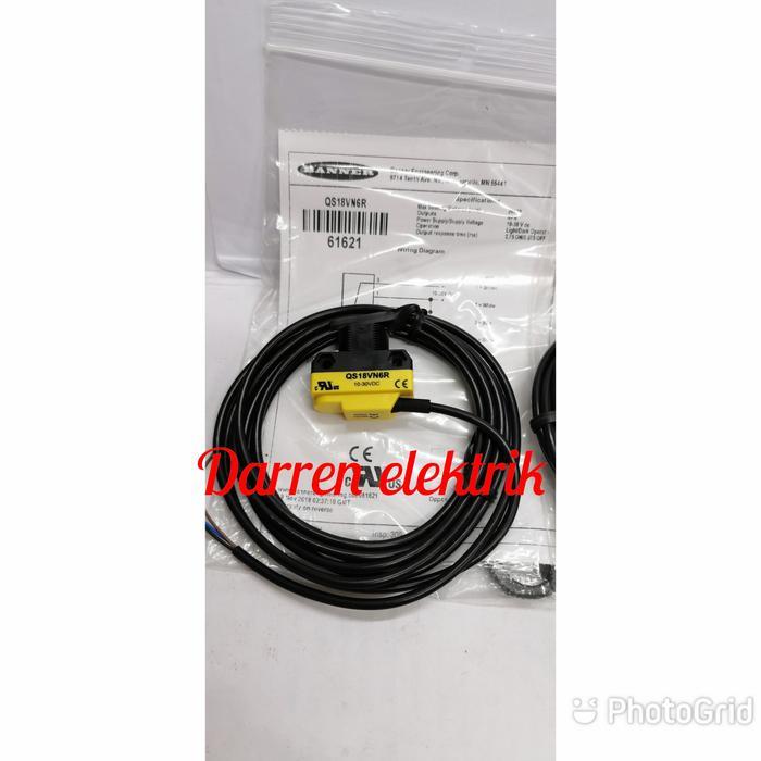 thumbnail image 2 of BANNER Photoelectric Switch QS18VN6R + QS186E | New In Box 2 of 3