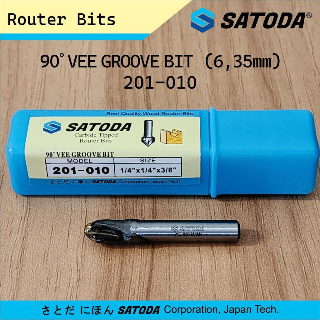 Jual MATA PROFIL SATODA Router Bit Vee Groove Bit 1/4 Inch x 6,35 mm ...