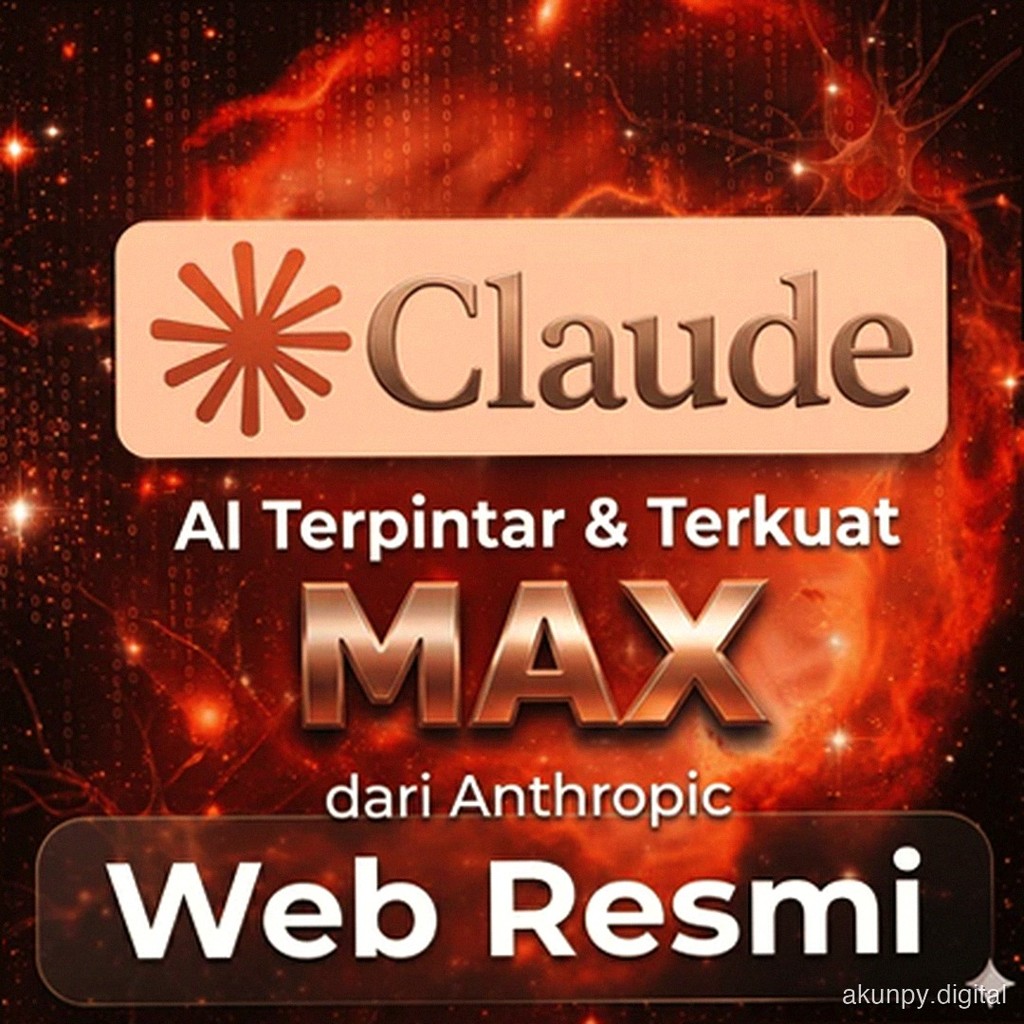 Claude AI Pro Max Premium 1 Bulan Claude Code Terpercaya Bergaransi