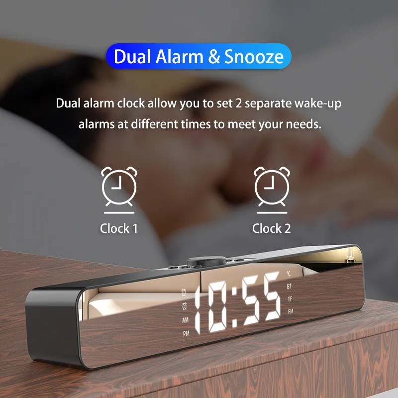 Jual LED TV Sound Bar Alarm Clock AUX USB Wired Wireless Bluetooth ...