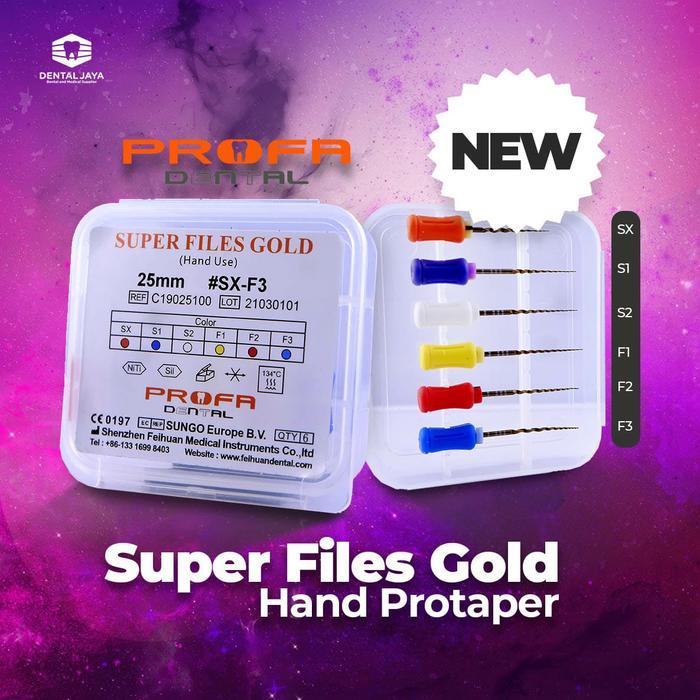 Jual ORIGINAL Endofile PROFA Superfile Handfile Protaper READY STOCK ...
