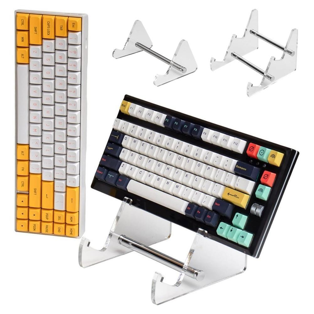 Jual 1/2 Tiers Keyboard Display Stand Transparent Acrylic Keyboard ...