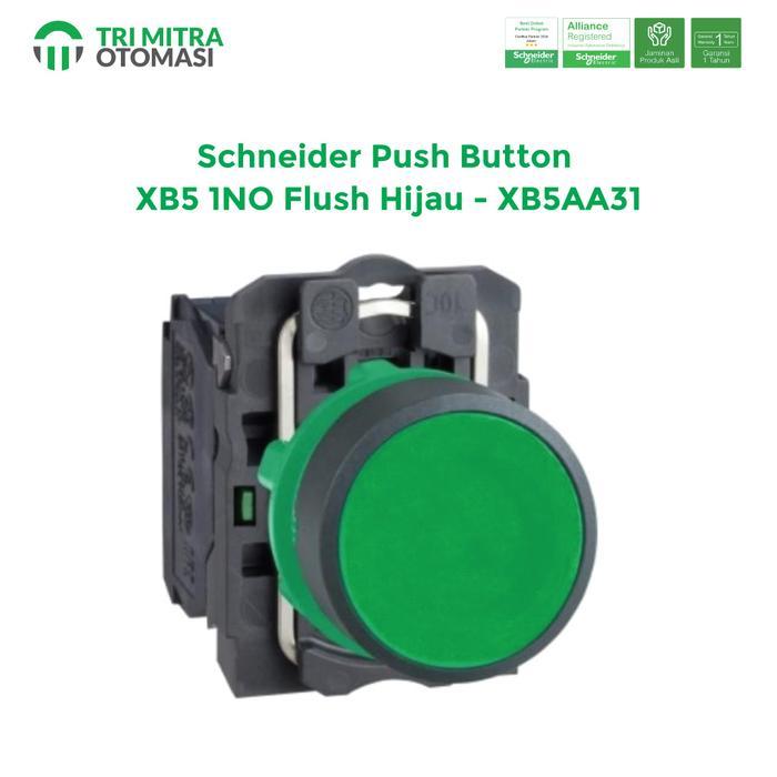 Jual rxdr- Schneider Push Button Xb5 1No Flush Hijau - Xb5Aa31 | Shopee ...