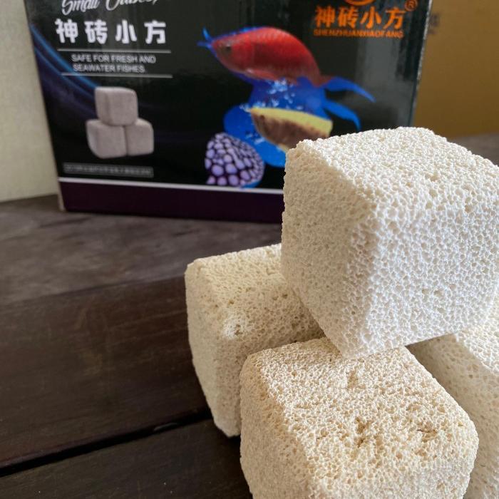 Jual Media Biologi Marine Pure Bio Block Bioceramic Bacteria House God ...