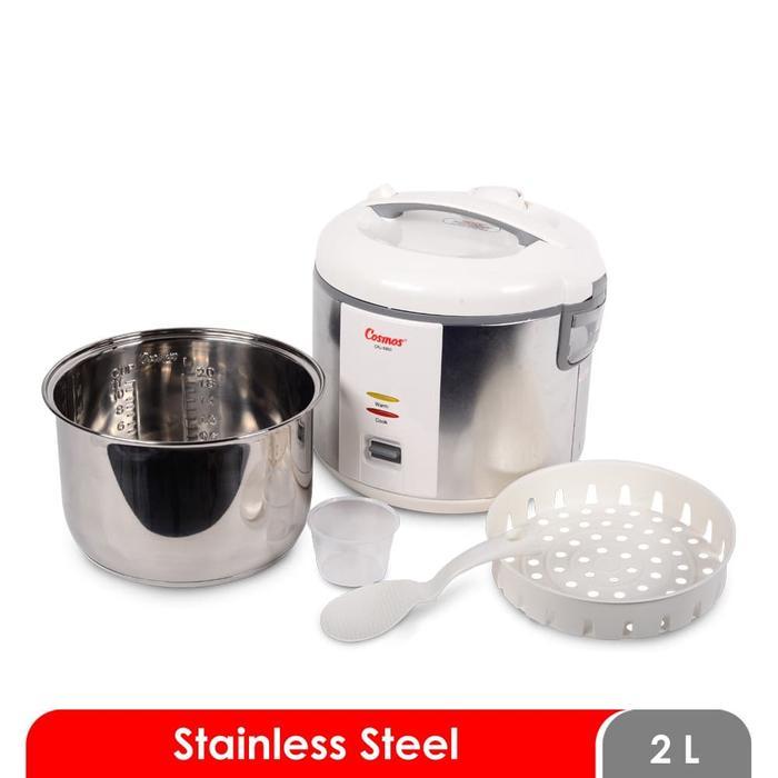 Jual Rice Cooker / Magic Com Stainless Steel 2 Lt Cosmos Crj 9303 ...