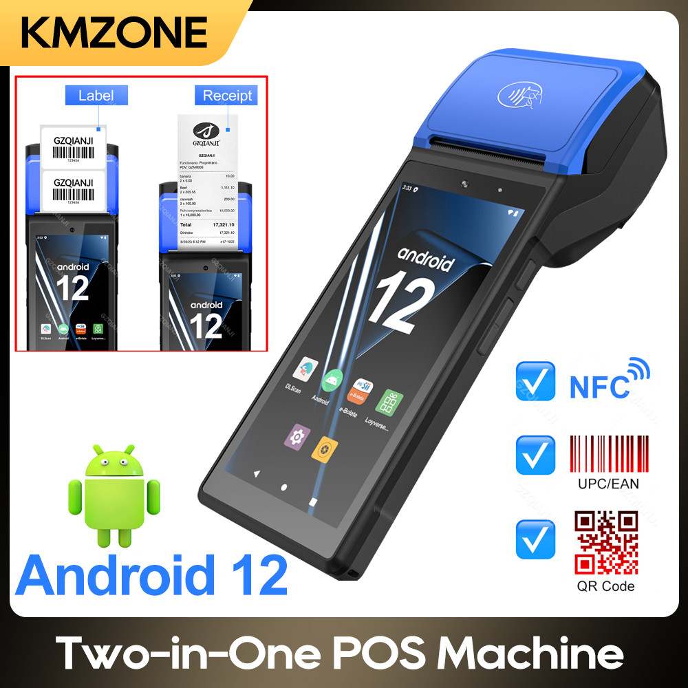 Jual JUAL 4G Android 12 Wifi Handheld POS Machine Built-in Bluetooth ...