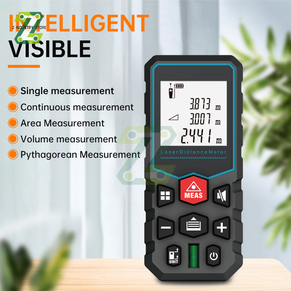 Jual JUAL 40/60m Laser Rangefinder Handheld Infrared Measuring Ruler ...