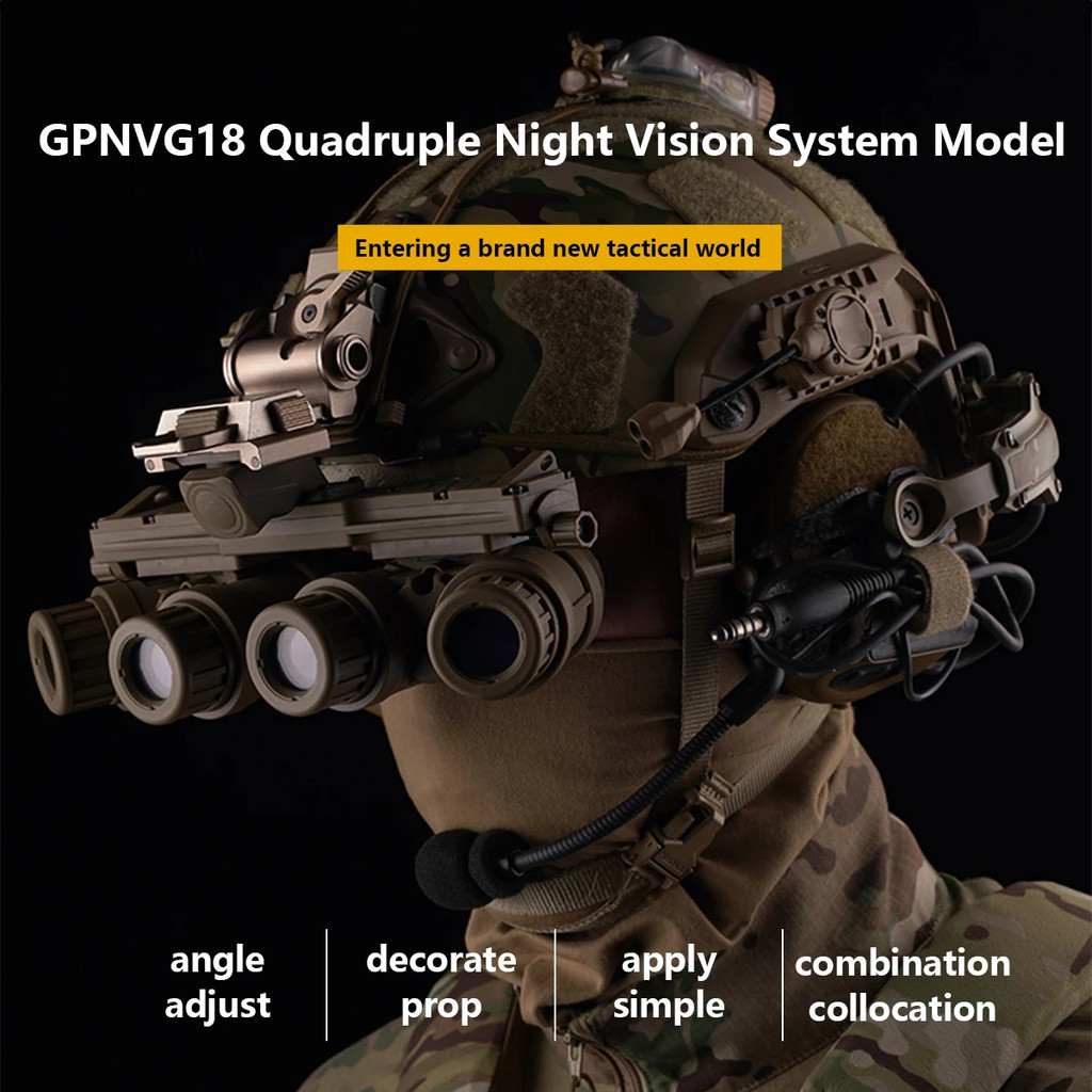 Jual Tactical Nylon Gpnvg 18 Night Vision Goggle With L4G24 Helmet Nvg ...