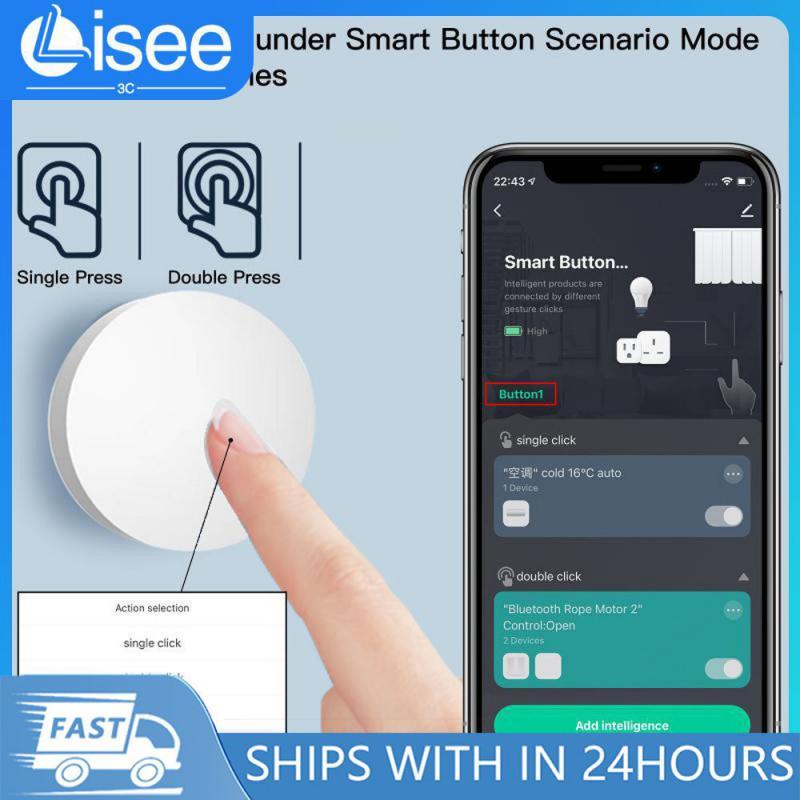 Jual Smart Key Switch 3.0 Tuya Automation Remote Control Button Long ...