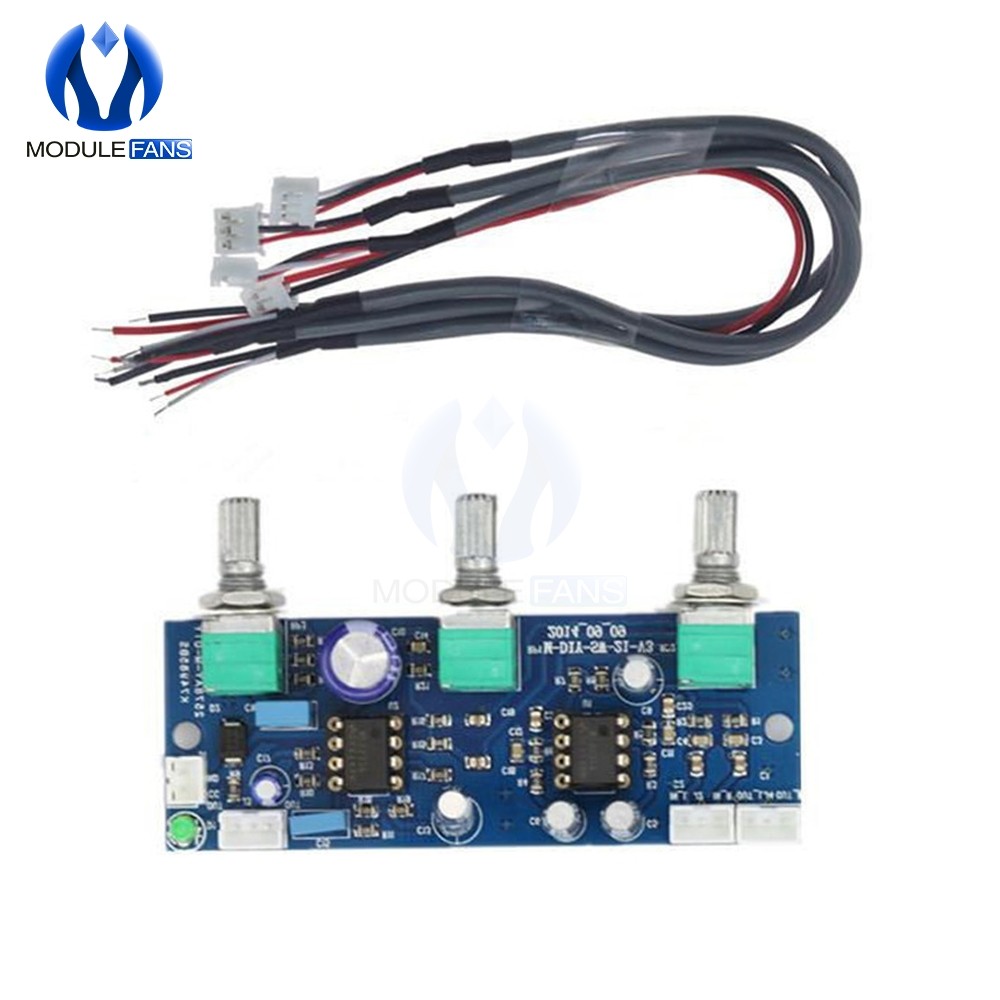 Jual DC 12V-24V Low Pass Filter NE5532 Subwoofer 2.1CH Pre-Amplifier ...