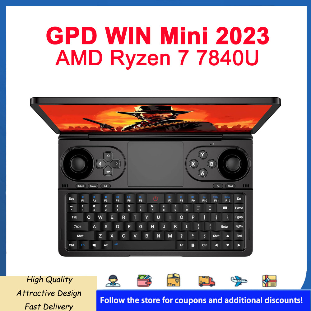 Jual GPD WIN Mini 2023 Handheld Gaming PC 7 Inch Clamshell Game Console ...