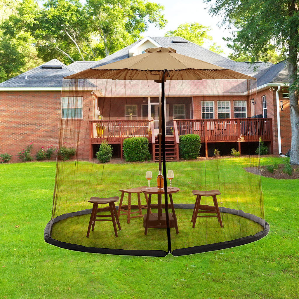 Jual Outdoor Mosquito Net for garden umbrella Mosquito Netting Curtain ...