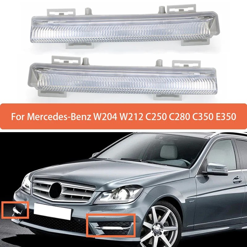 Jual Daytime Running Light Led For Mercedes-Benz W204 W212 C250 C280 ...