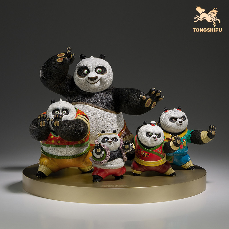 Jual Copper Craft Chinese Cartoon Film Character Kung Fu Panda ...