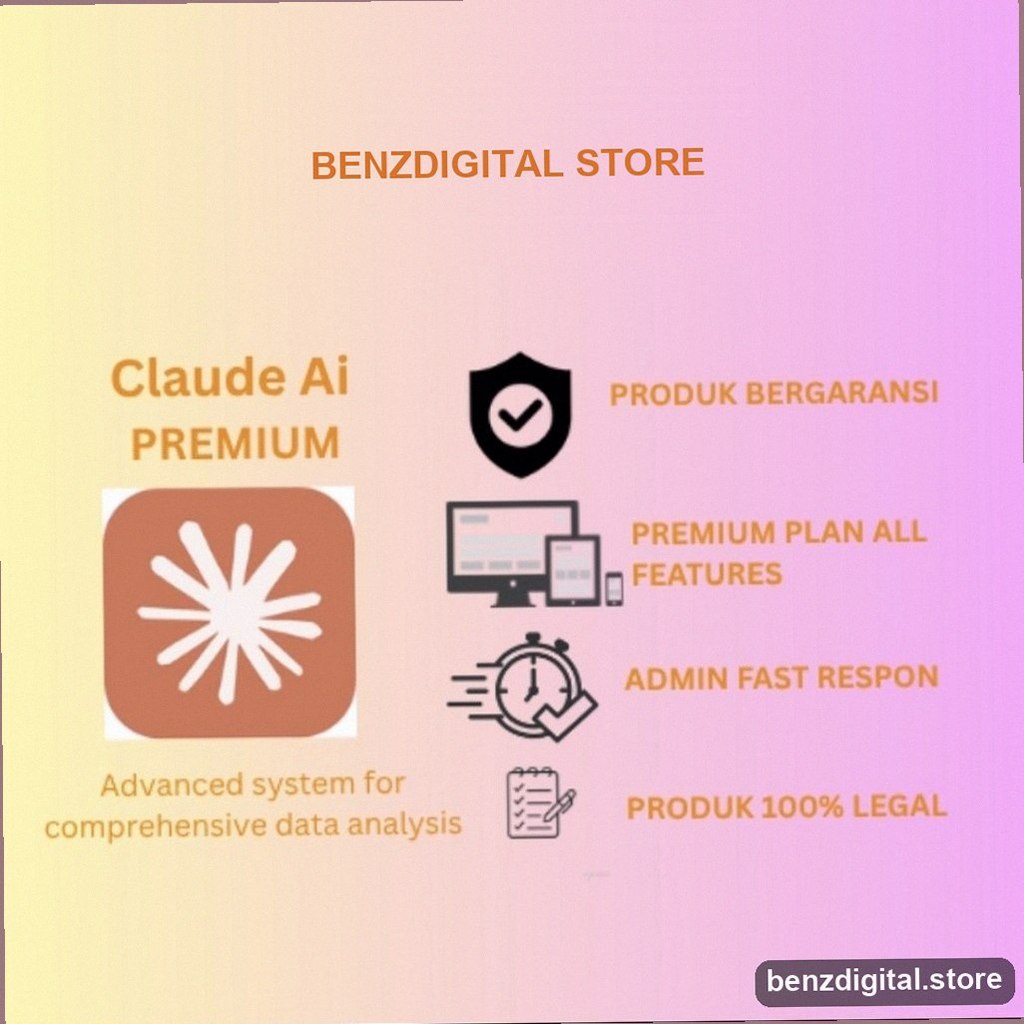 Claude AI Pro Garansi 1 Bulan Fable 5 Terbaru Paling Hemat BZ0722