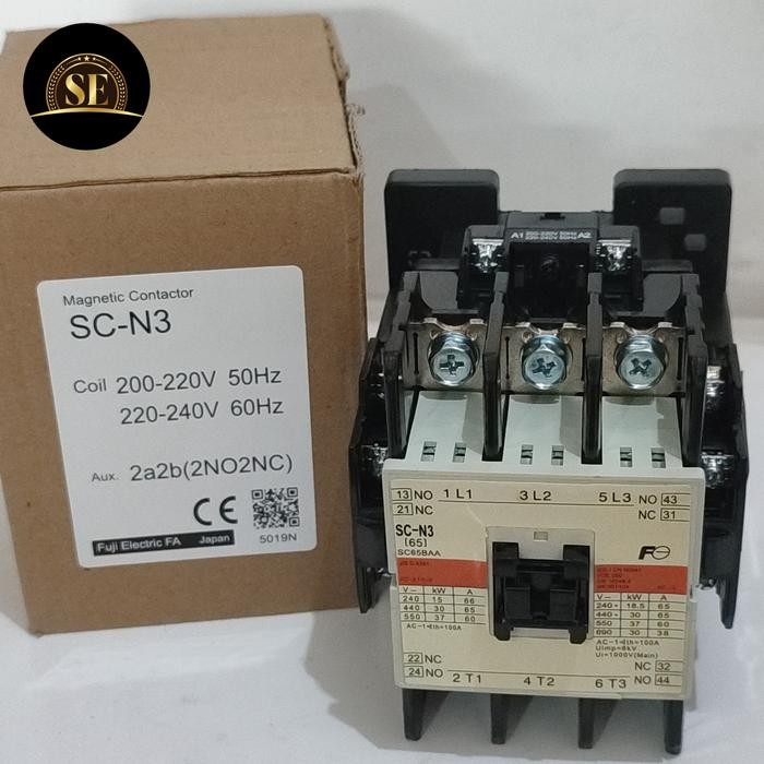 Jual Magnetic Contactor Fuji SC-N3 Kontaktor fuji SCN3 SCN-3 | Shopee ...