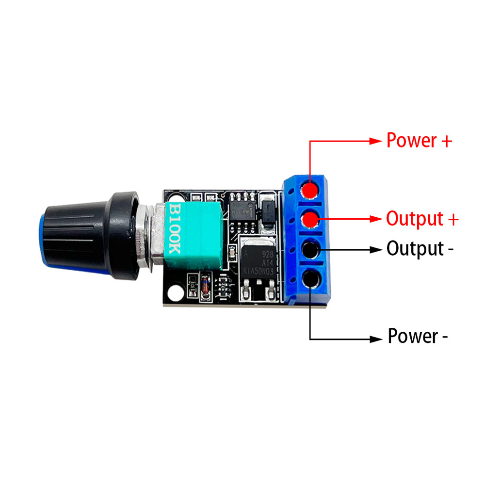 Jual 5V 12V 10A Voltage Regulator PWM DC Motor Speed Controller ...