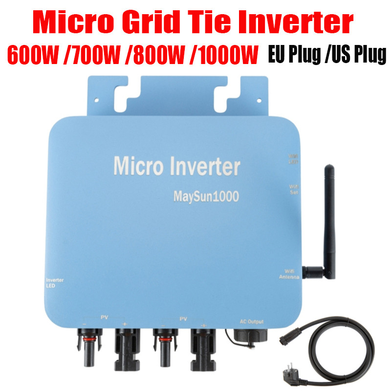 Jual 600W 700W 800W 1000W Micro Solar Panel Smart Inverter Pure Sine ...