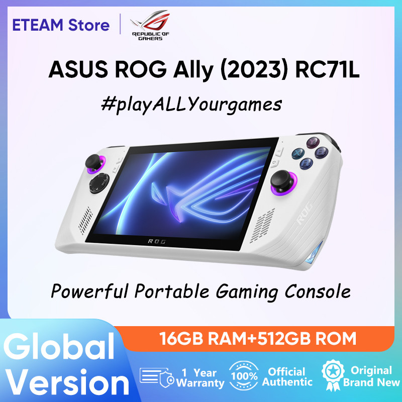 Jual ROG Ally 2023 RC71L Game Console AMD Ryzen Z1 Extreme RDNA 3 ...