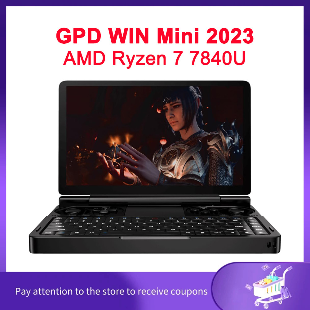 Jual GPD WIN Mini 2023 Handheld Gaming PC 7 Inch Clamshell Game Console ...