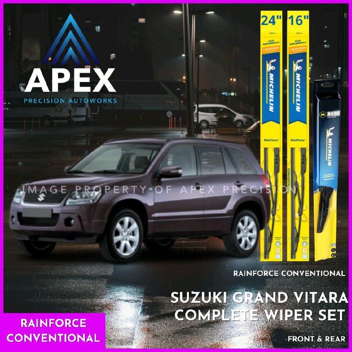 Jual Bundling Wiper Michelin Rainforce Conventional & Rainforce Rear ...