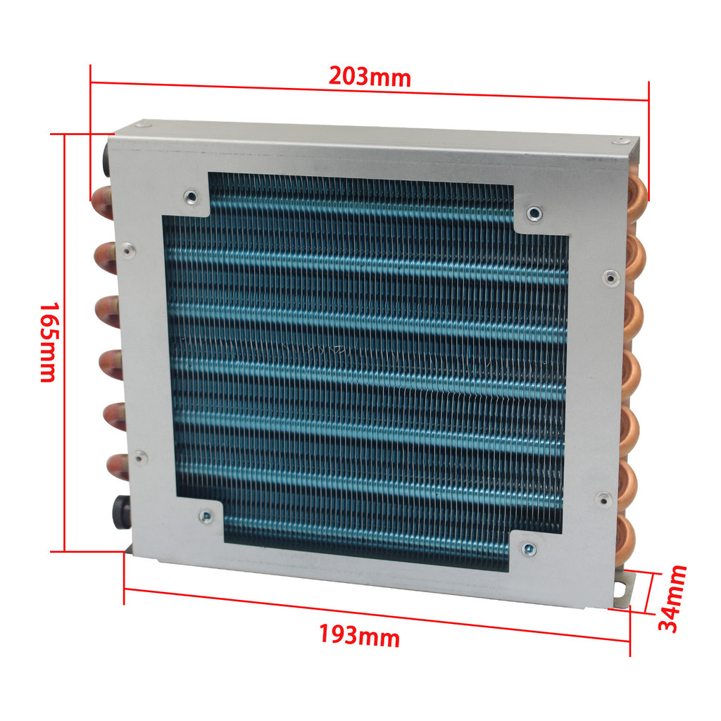 Jual Small Shell Condenser Radiator Refrigerator Freezer Water-Cooled ...