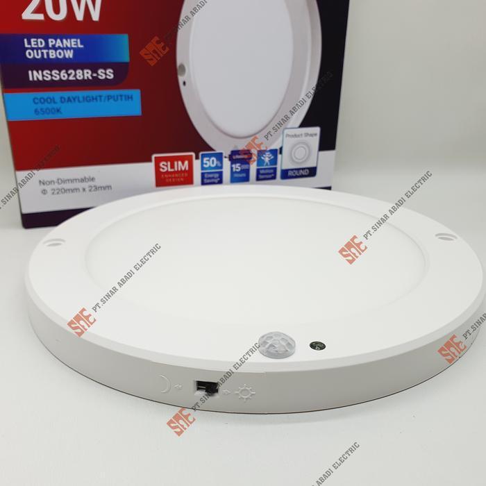 Jual Downlht Led Sensor Gerak 20W Inlite / Down Lht Motion Sensor 6500K ...