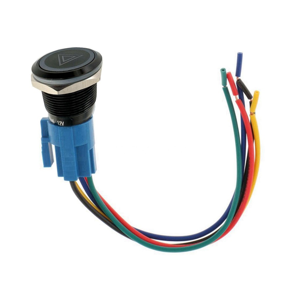 Jual Double Flash Switch Button Hazard Warning Flash Light Switch Push ...