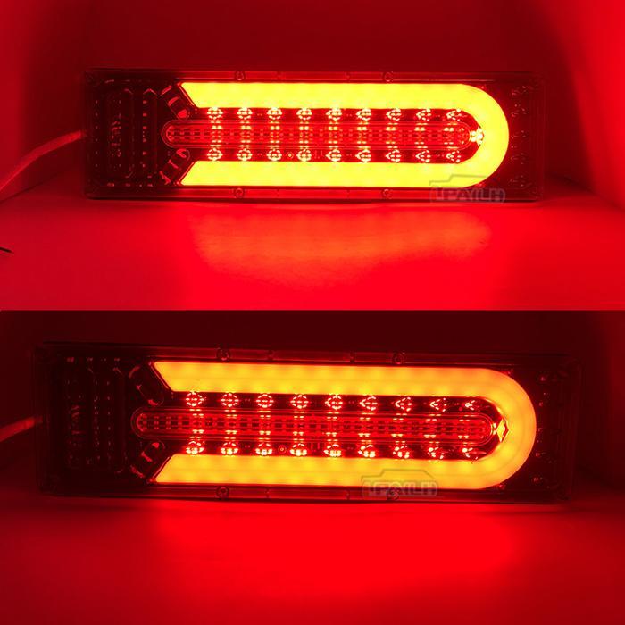 Jual 12V/24V Waterproof Car Truck Led Rear Taillight Warning Lights ...