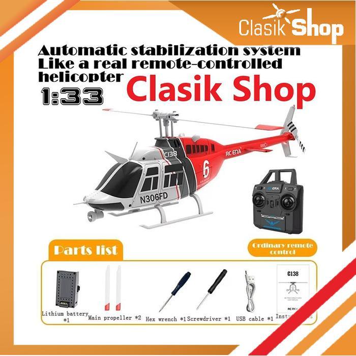 Jual ecdc- Rc Era C138 Bell 206 2.4G 6-Axis Gyroscope Scale 1:33 ...