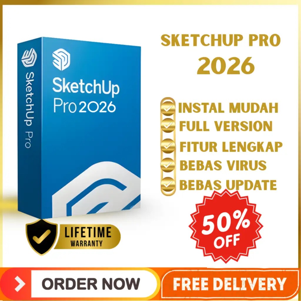 Jual Sketchup Pro 2026 + Vray + Enscape Full Version Original Lifetime ...