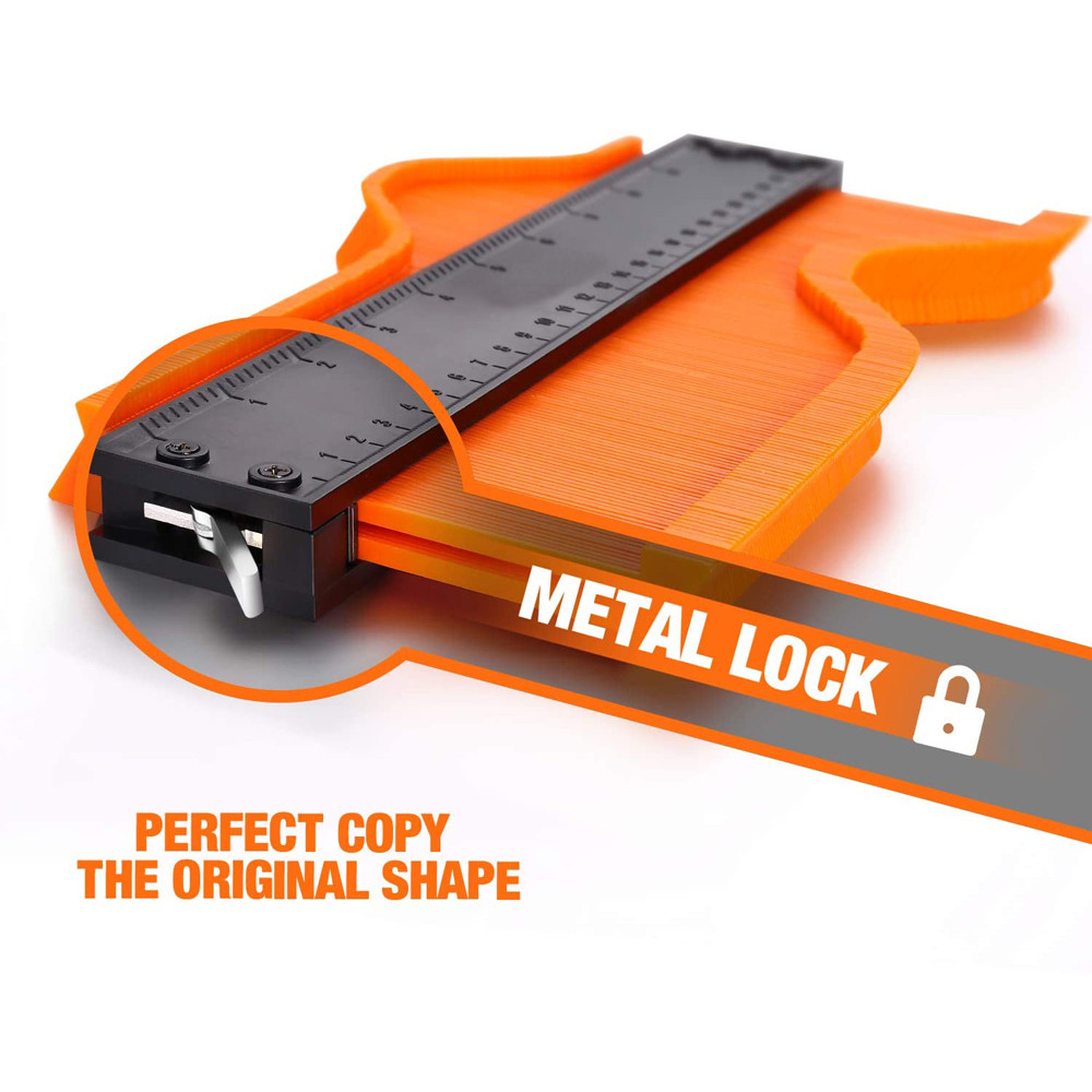 Jual New Contour Gauge Profile Duplicator Tool Adjustable Lock Alloy ...