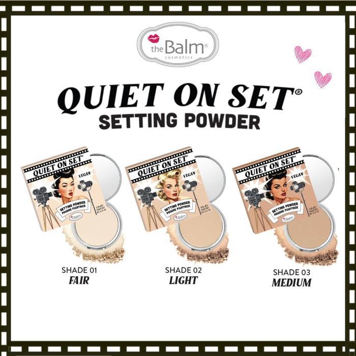 Jual theBalm Quiet On Set Setting Powder | Shopee Indonesia