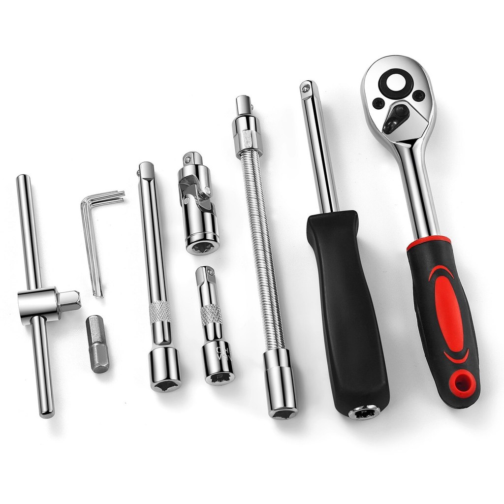 Jual Wrench Set 46 Pcs Tool Kit For Car Tool Screwdriver And Bit ...