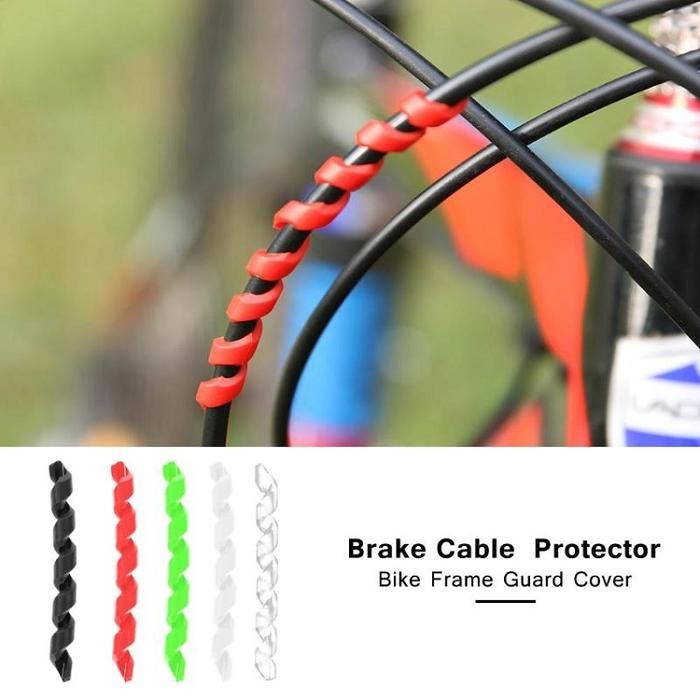 Jual cable protector model spiral pelindung frame kabel housing sepeda ...