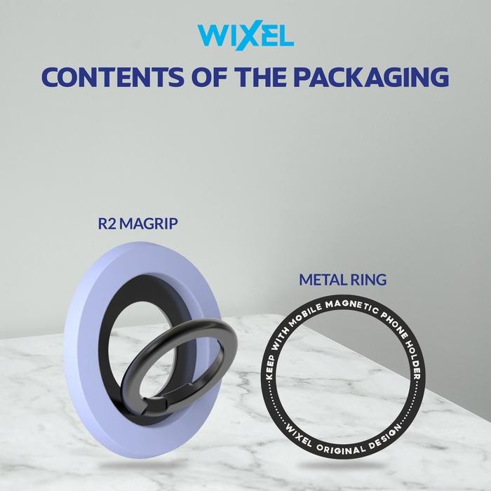 Jual WIXEL R2 Magrip Magnetic Ring Stand Phone Holder MagSafe Silicone ...